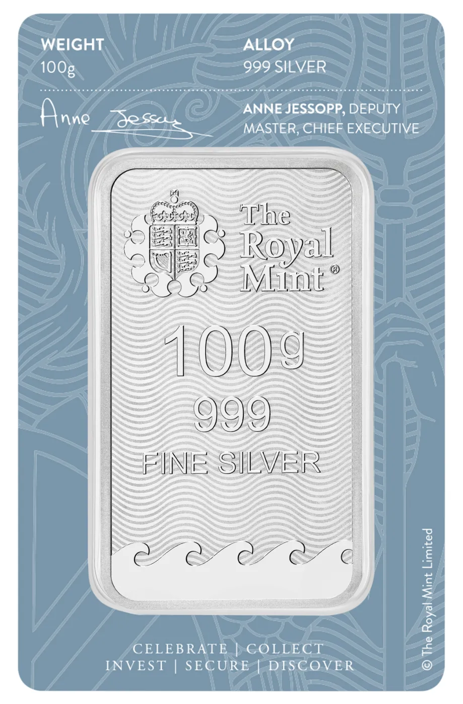 Royal Mint Britannia 100g Silver Bar - Image 2