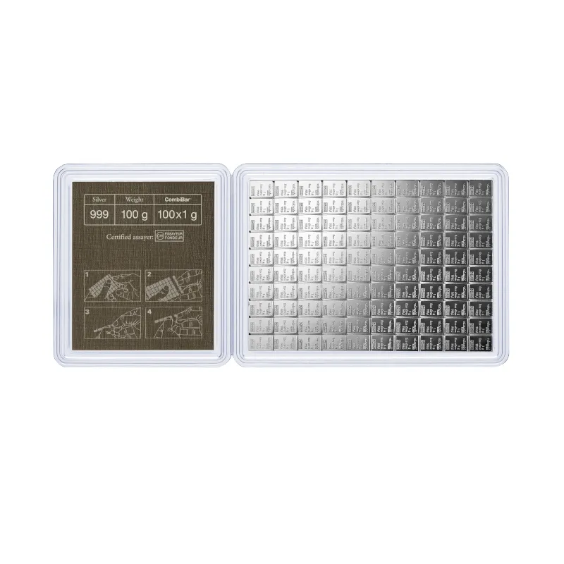 Promotion Valcambi CombiBar 1g Silver bar - Image 2