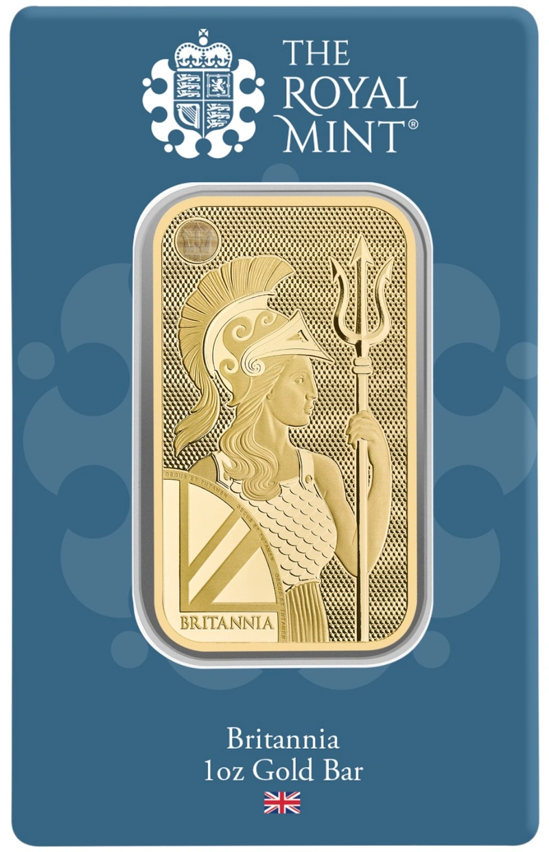 Royal Mint Britannia 1oz Gold Bar